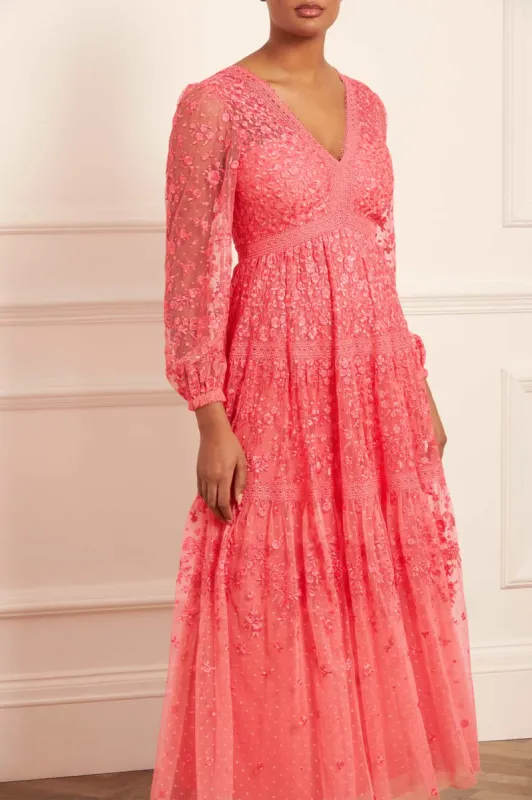 Celestia Ribbon Ankle Gown sold by Needle & Thread