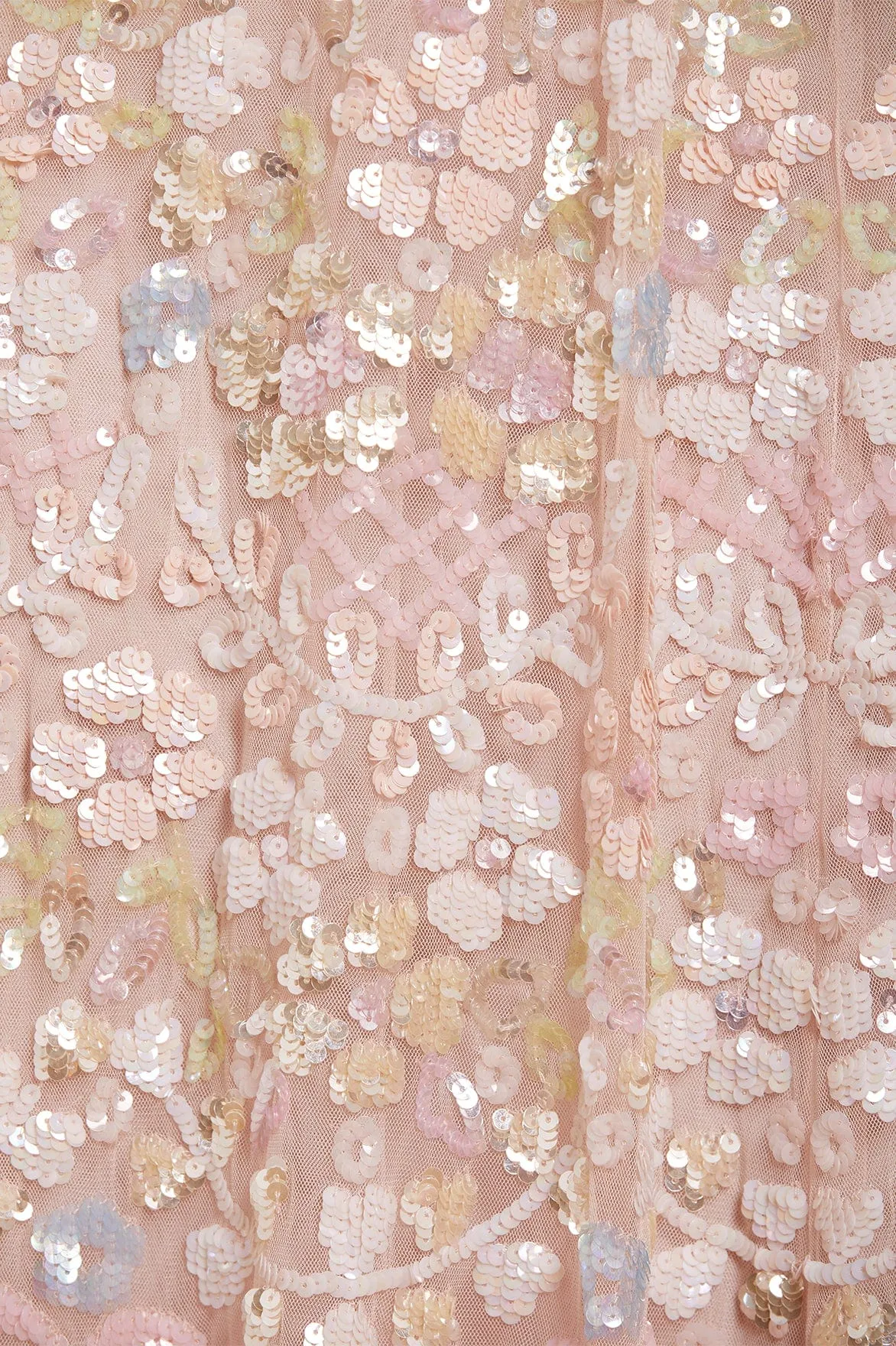 Shimmer Fairytale V-Neck Gown sold by Needle & Thread product image thumbnail 5