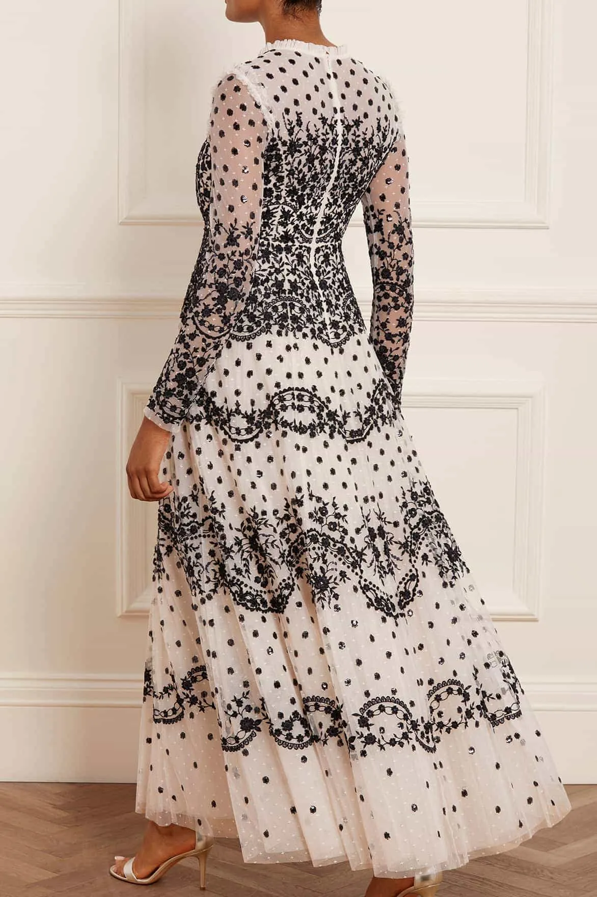 Beatrice Long Sleeve Gown sold by Needle & Thread product image thumbnail 5
