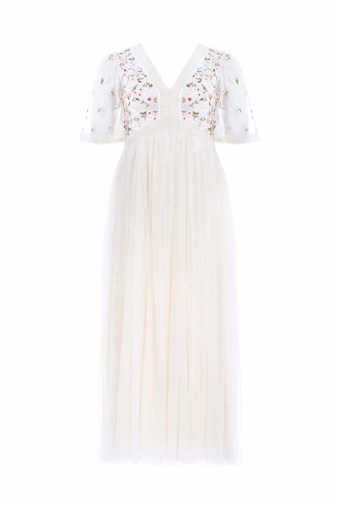 Garland Ribbon Bodice Ankle Gown sold by Needle & Thread product image thumbnail 2