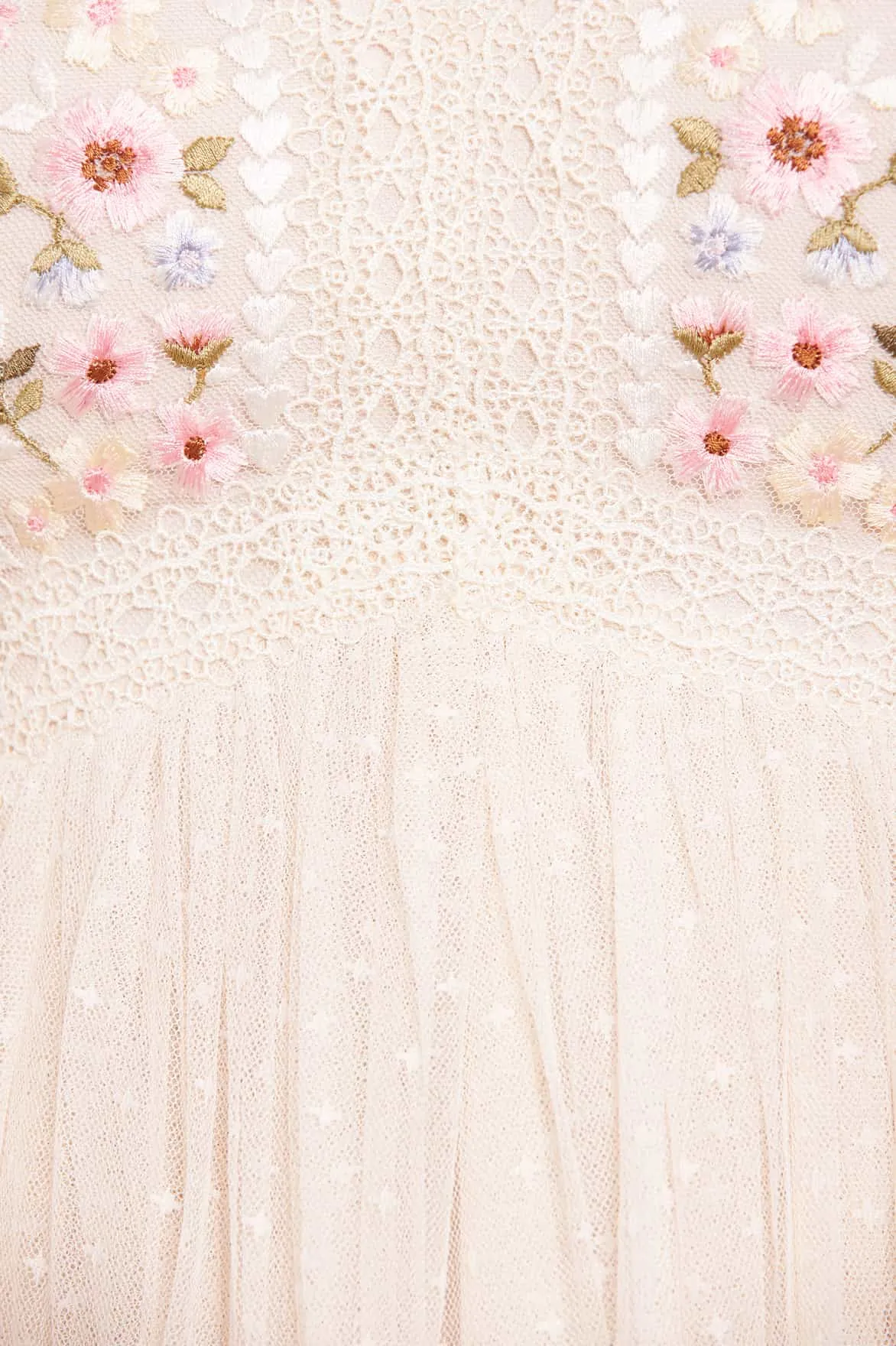 Garland Ribbon Bodice Ankle Gown sold by Needle & Thread product image thumbnail 4