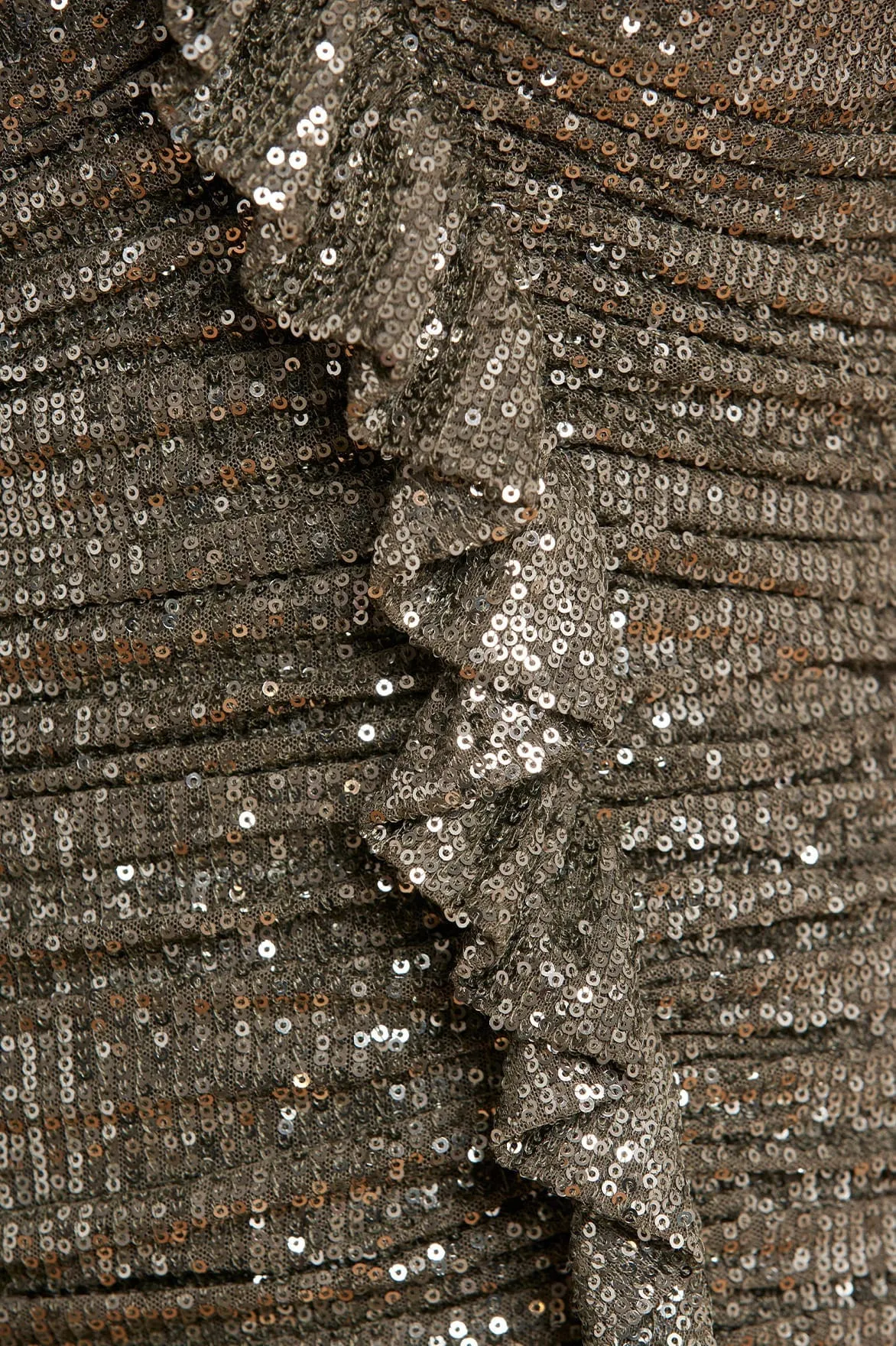 Sunbeam Rouched Long Sleeve Micro Mini Dress sold by Needle & Thread product image thumbnail 5