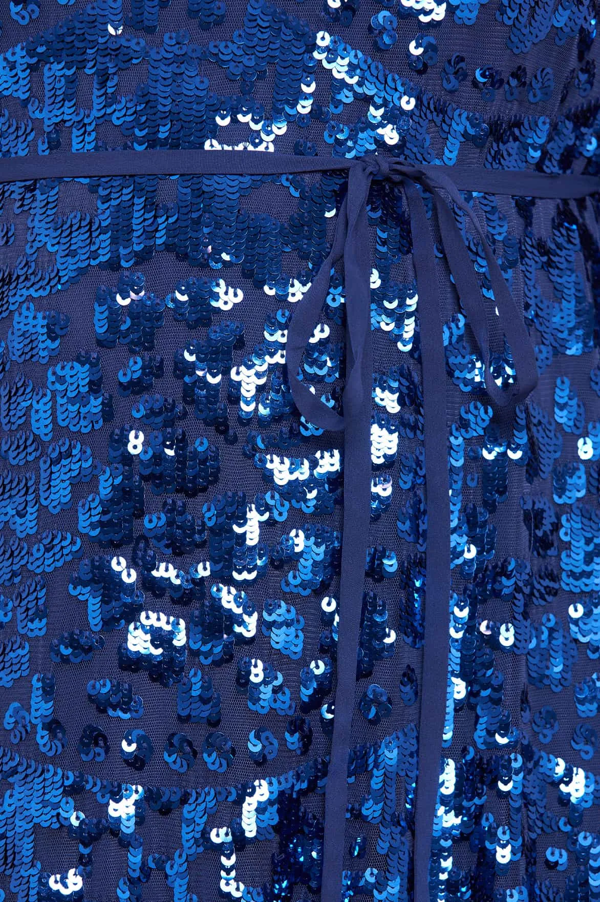 Annie Sequin Tiered Ankle Gown sold by Needle & Thread product image thumbnail 5