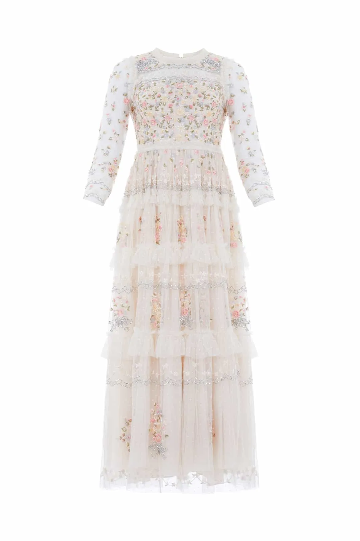 Primrose Bouquet Long Sleeve Ankle Gown sold by Needle & Thread product image thumbnail 2