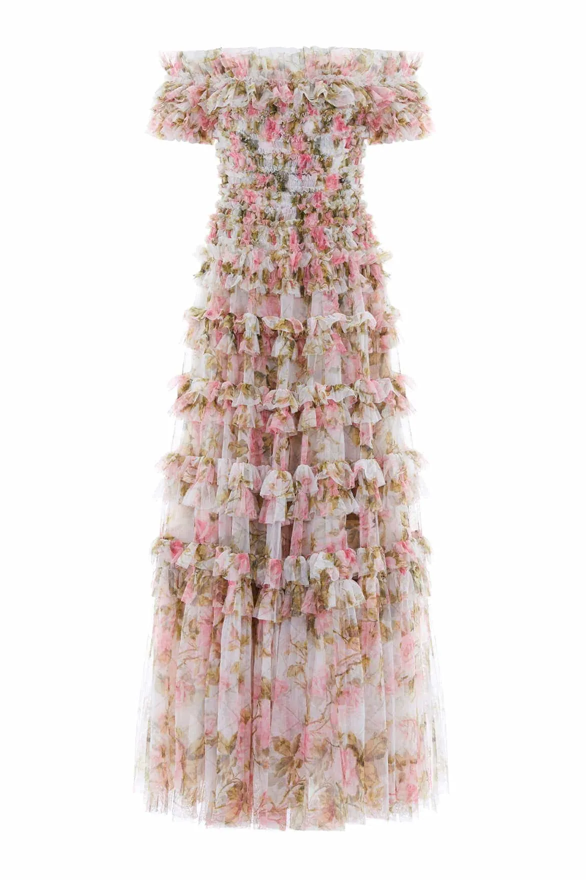 English Rose Lisette Off Shoulder Gown sold by Needle & Thread product image thumbnail 2