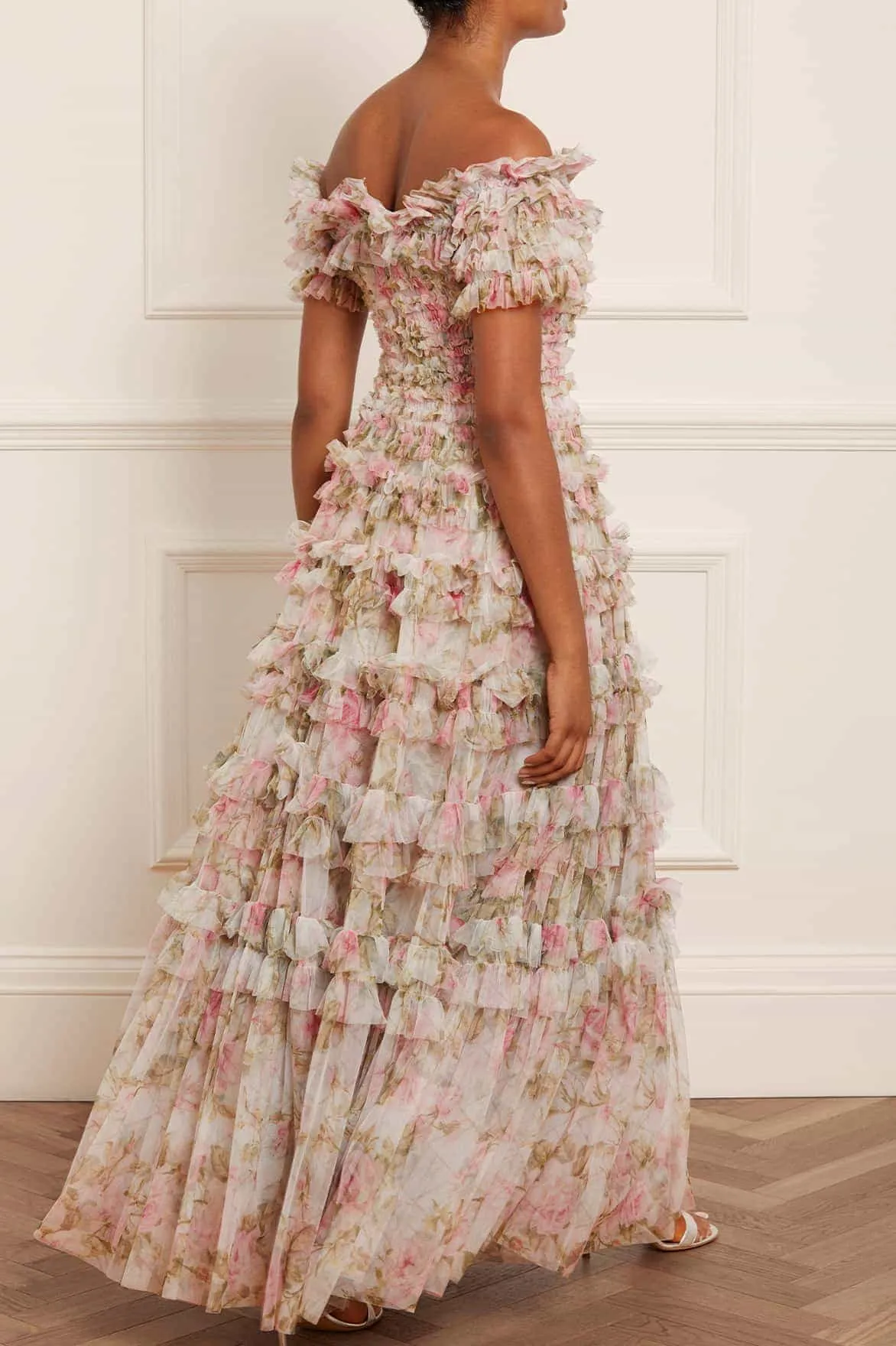 English Rose Lisette Off Shoulder Gown sold by Needle & Thread product image thumbnail 5