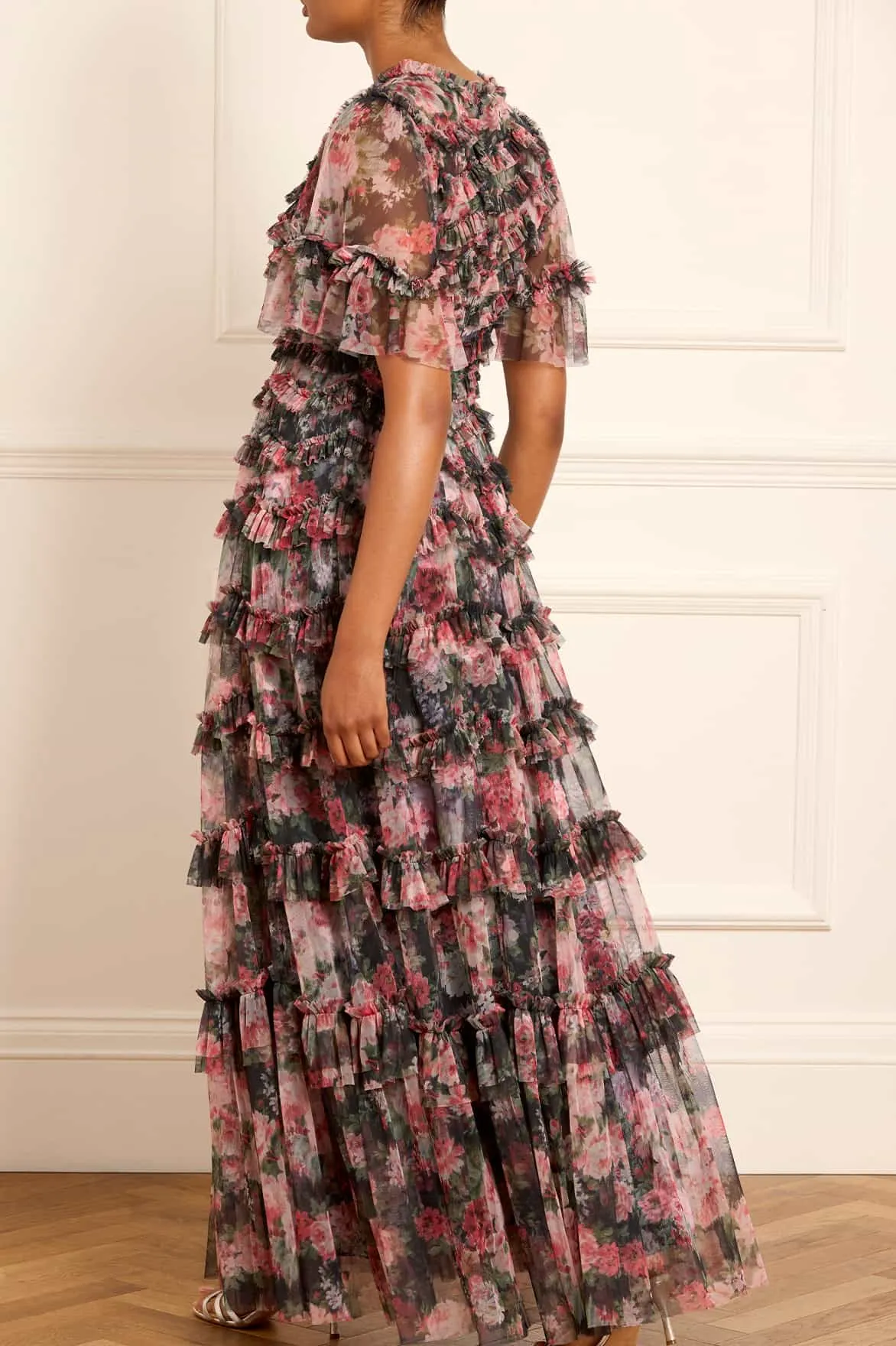 Midnight Dance Round Neck Gown sold by Needle & Thread product image thumbnail 5