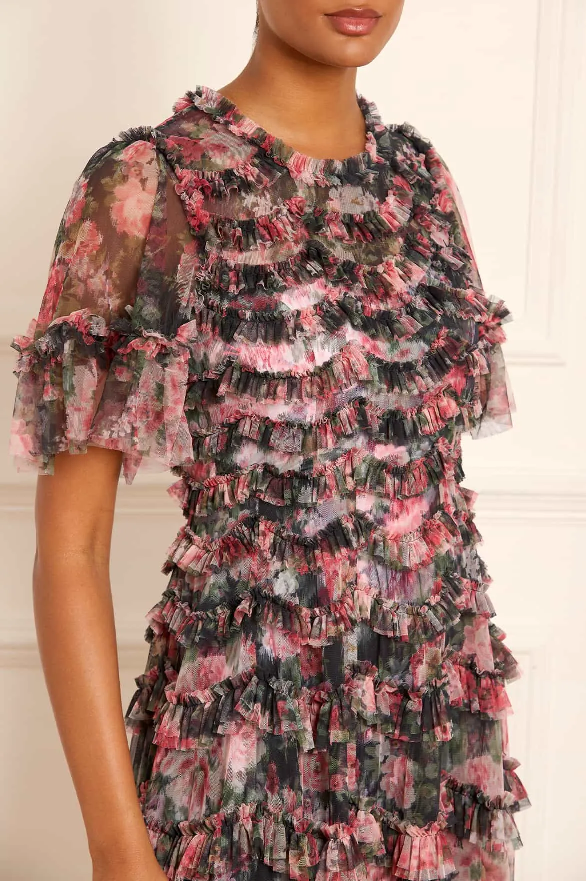 Midnight Dance Round Neck Gown sold by Needle & Thread product image thumbnail 3