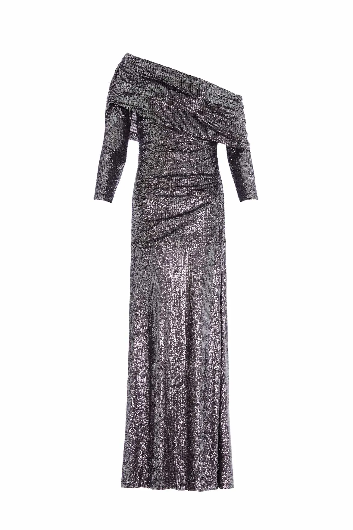 Nova One-Shoulder Ankle Gown sold by Needle & Thread product image thumbnail 2