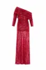 Nova One-Shoulder Ankle Gown sold by Needle & Thread
