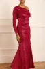 Nova One-Shoulder Ankle Gown sold by Needle & Thread