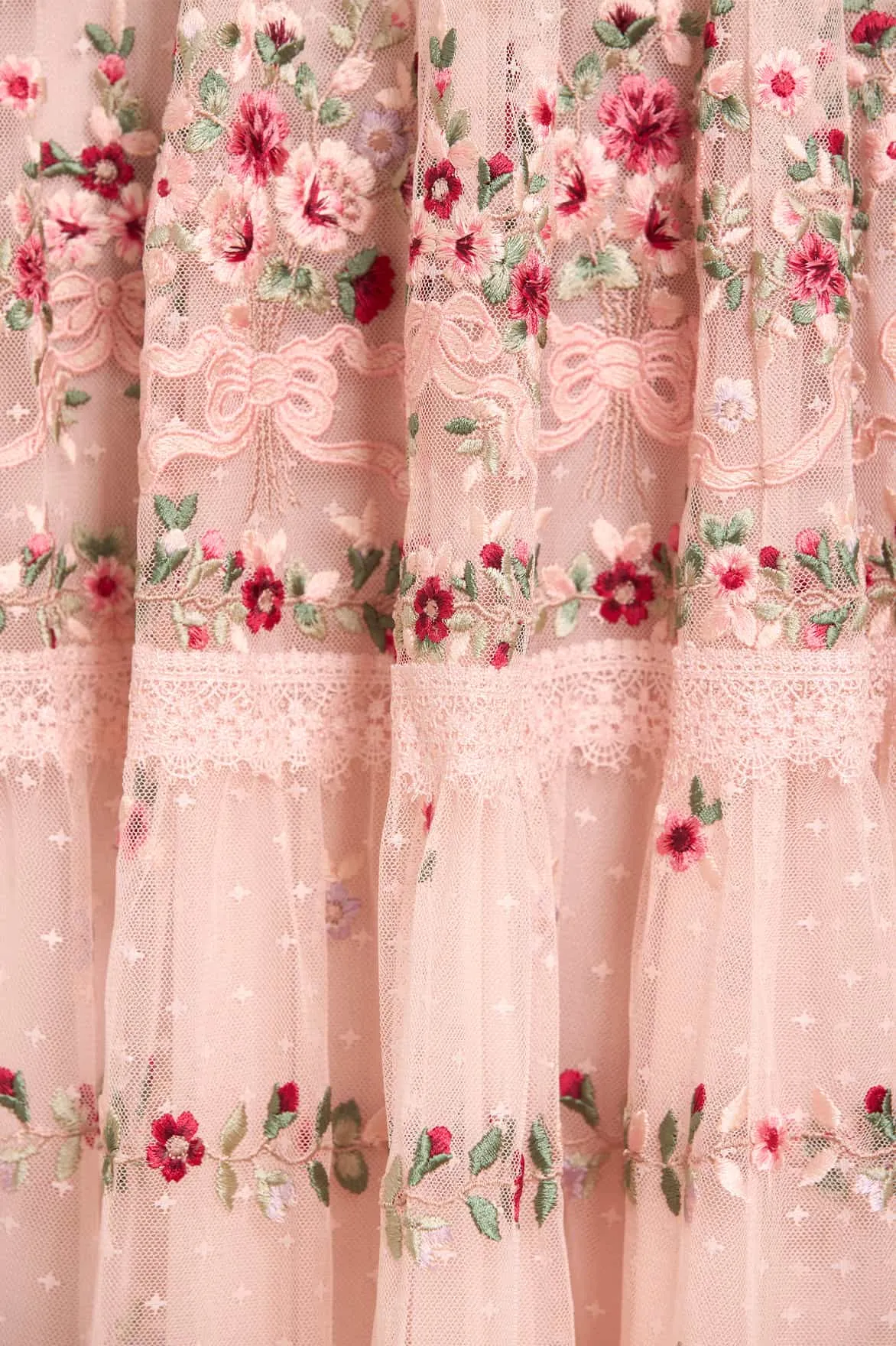 Ribbon Bouquet Midaxi Dress sold by Needle & Thread product image thumbnail 4