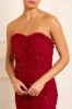 Scatter Sequin Strapless Ankle Gown sold by Needle & Thread
