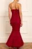 Scatter Sequin Strapless Ankle Gown sold by Needle & Thread