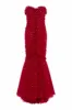 Scatter Sequin Strapless Ankle Gown sold by Needle & Thread