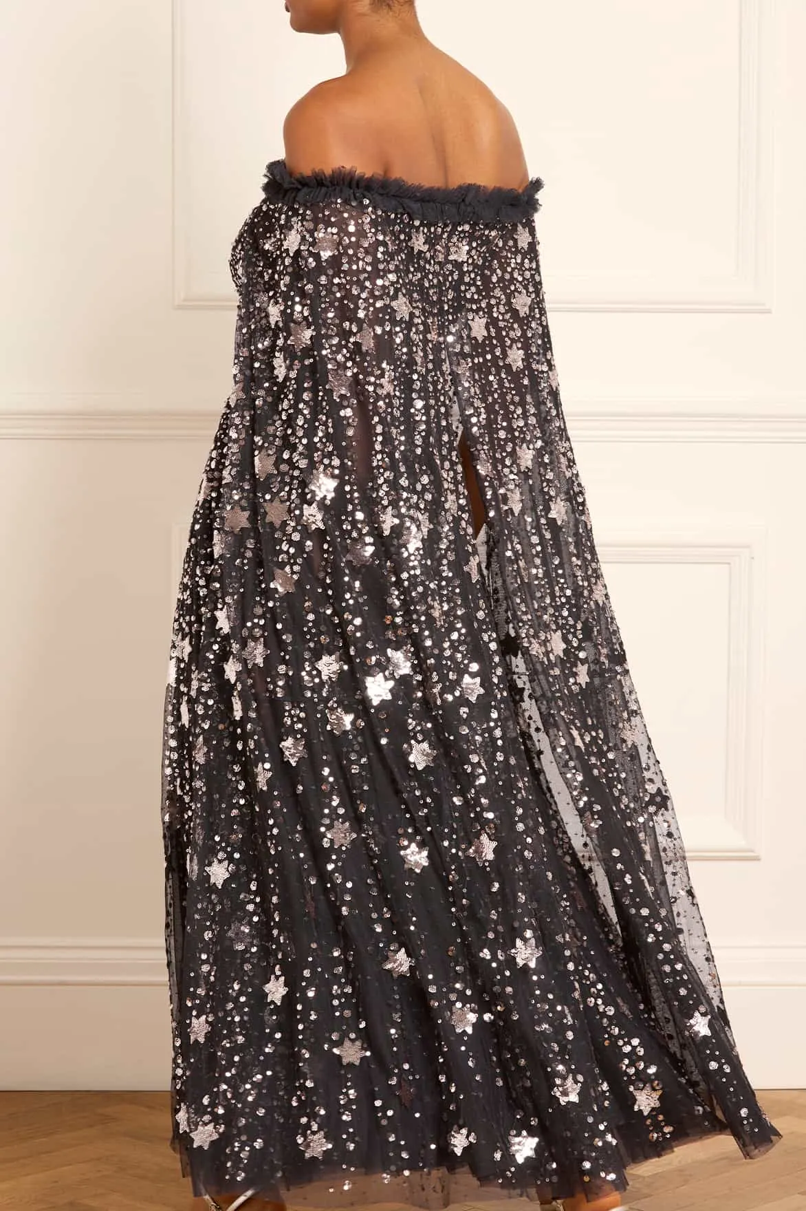 Shooting Stars Cape Ankle Gown sold by Needle & Thread product image thumbnail 5