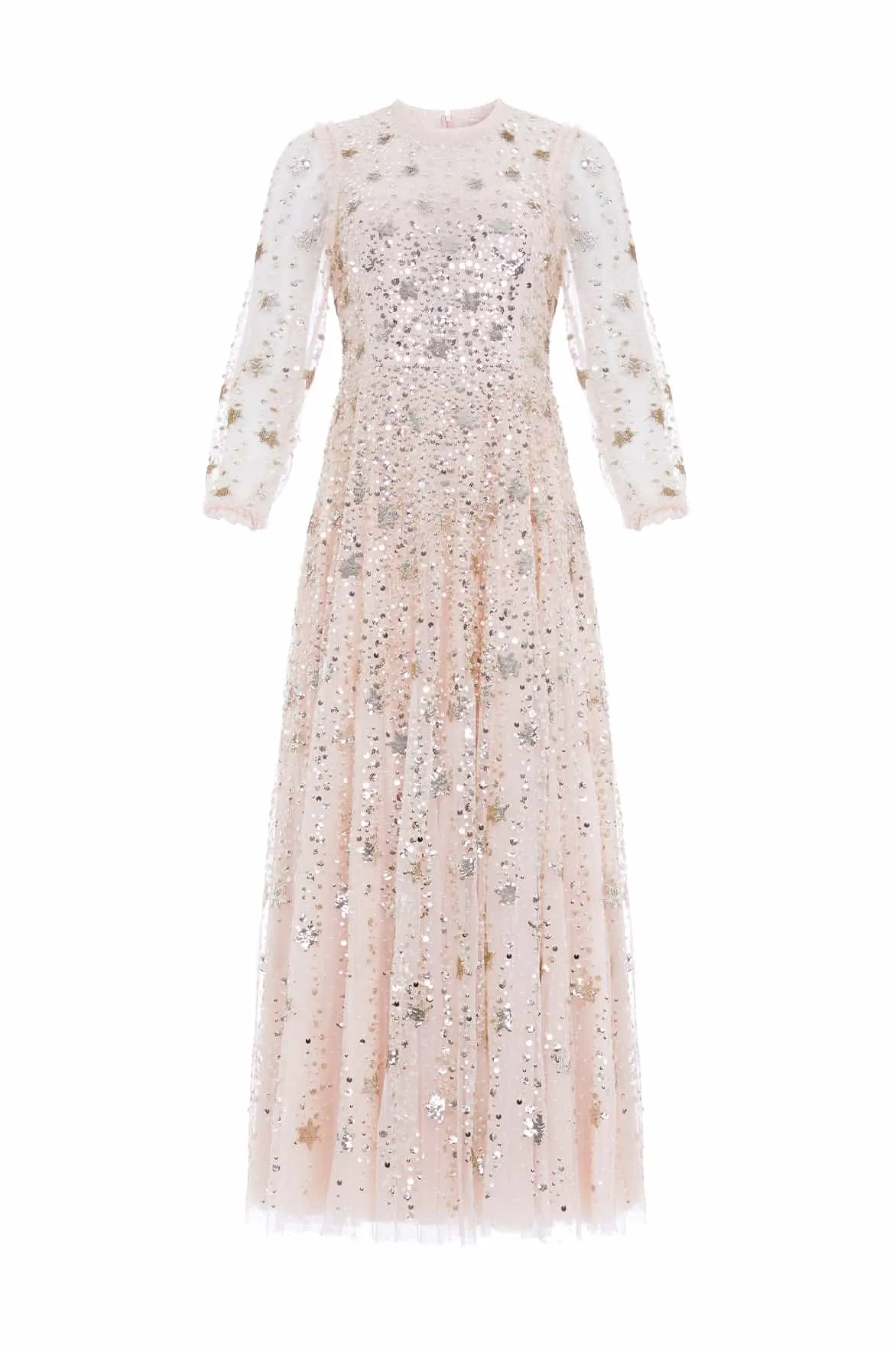 Shooting Stars Long Sleeve Ankle Gown sold by Needle & Thread product image thumbnail 2