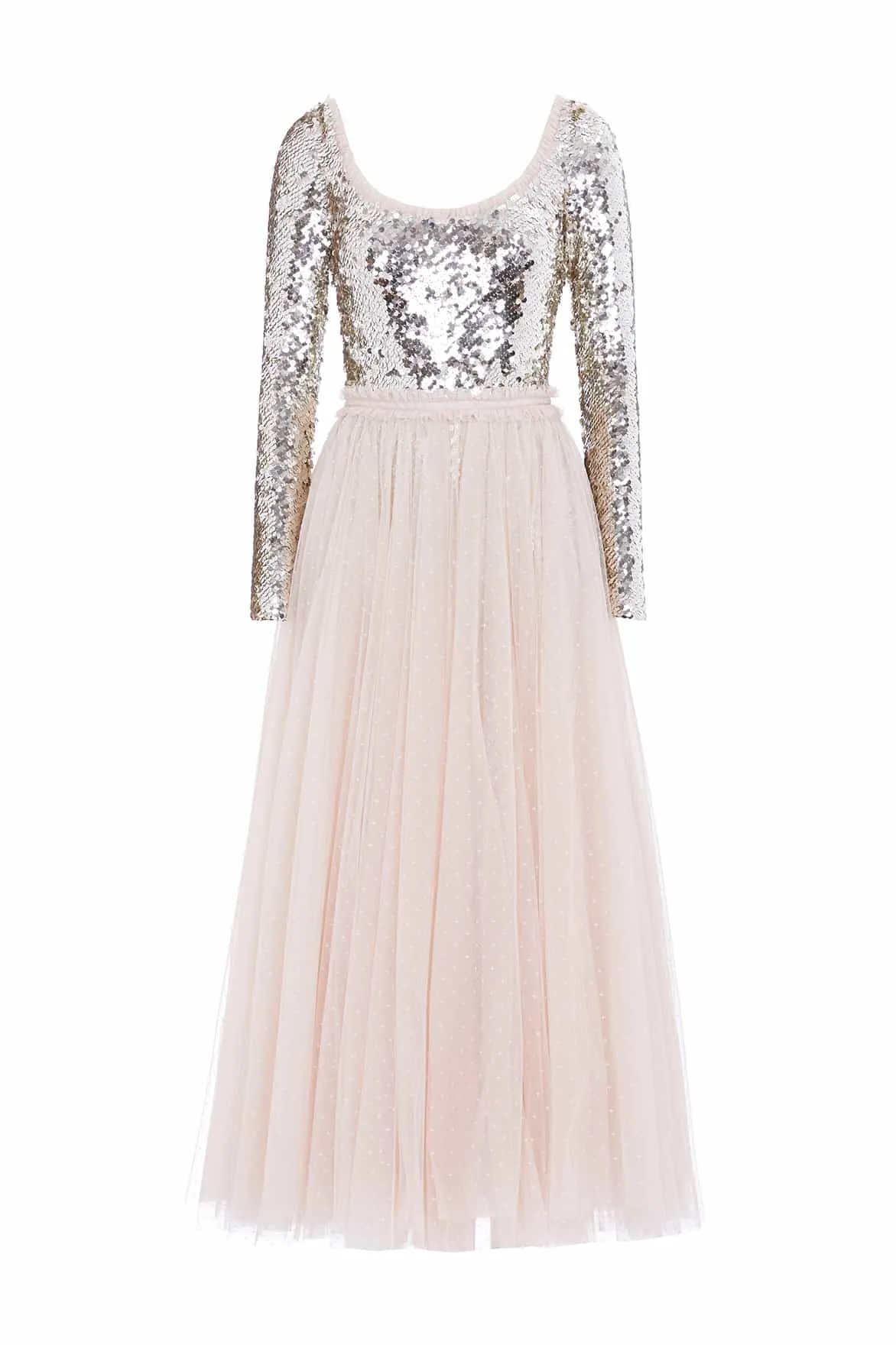 Ballet Sequin Bodysuit Ankle Gown sold by Needle & Thread product image thumbnail 2