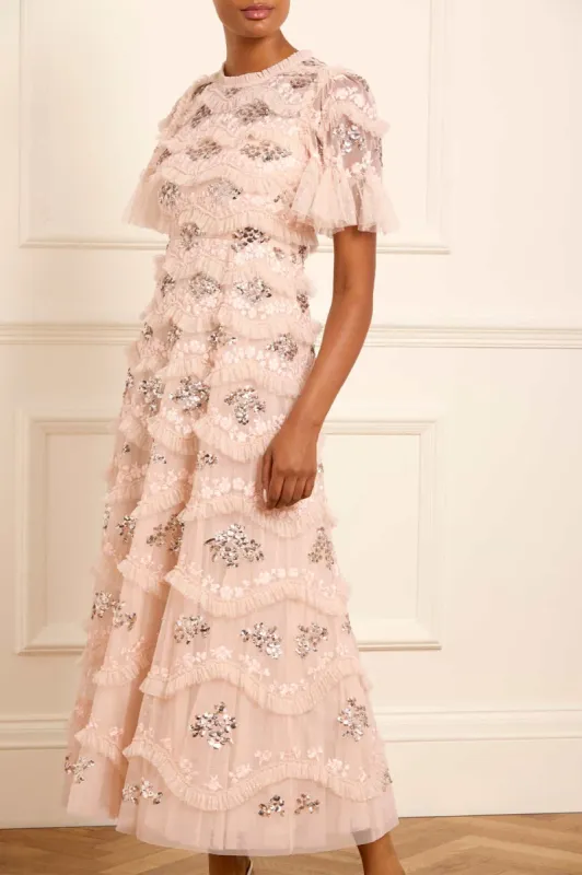 Daisy Wave Ankle Gown sold by Needle & Thread