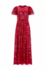 Deco Dot Ankle Gown sold by Needle & Thread