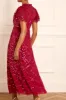 Deco Dot Ankle Gown sold by Needle & Thread