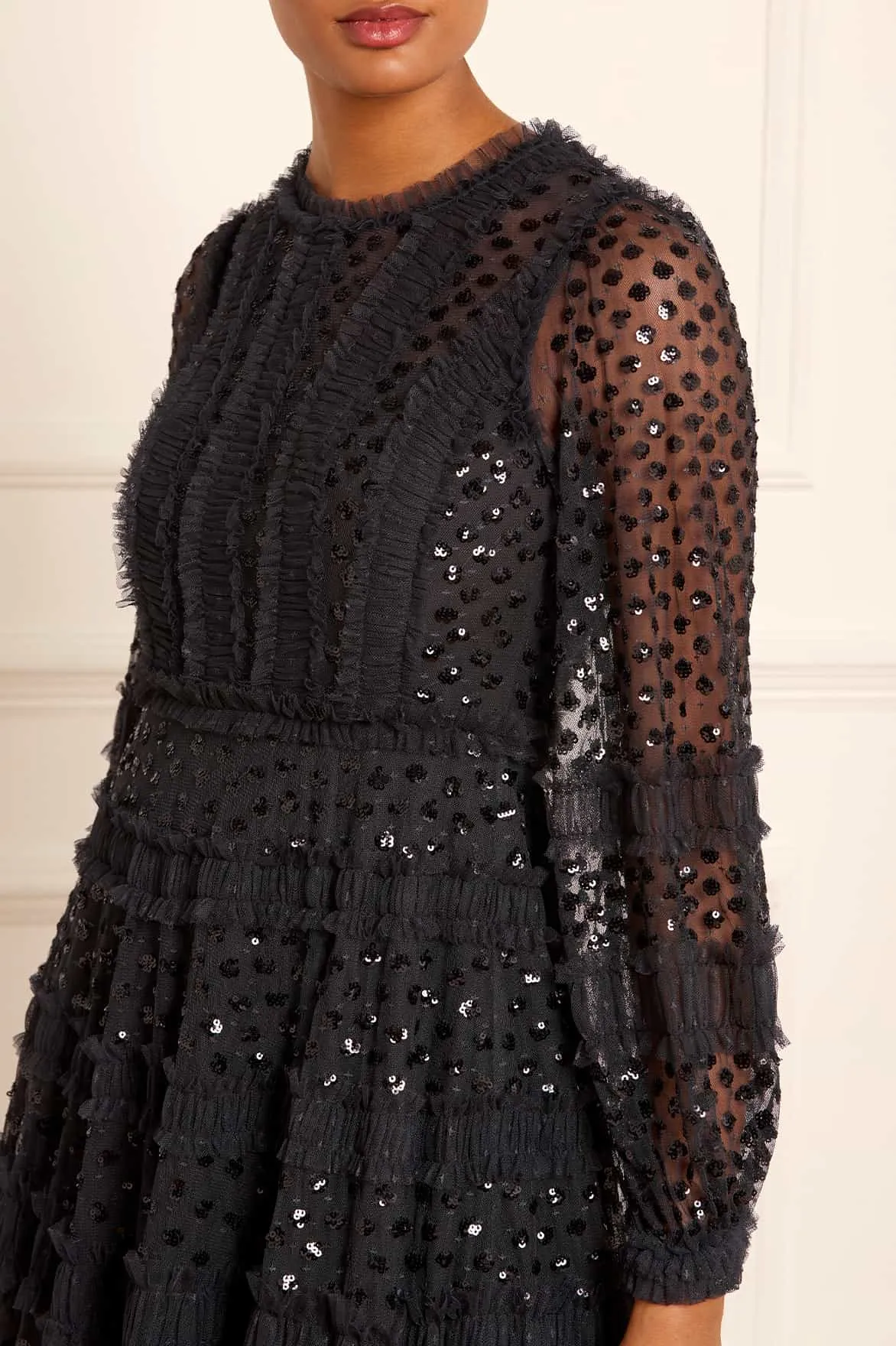 Dot Shimmer Ankle Gown sold by Needle & Thread product image thumbnail 3