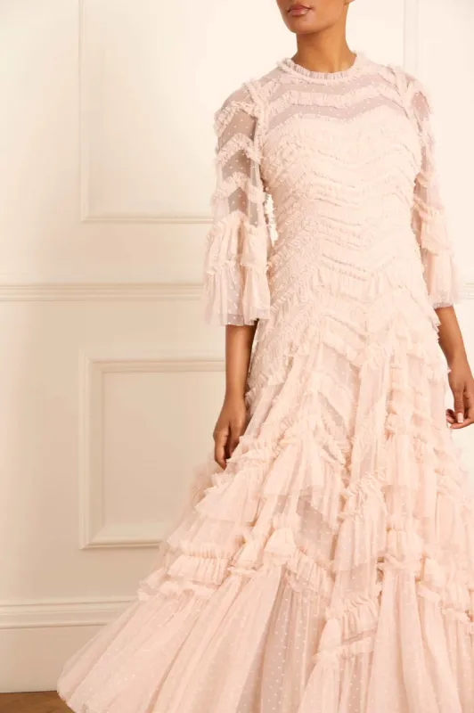 Elia Long Sleeve Gown sold by Needle & Thread