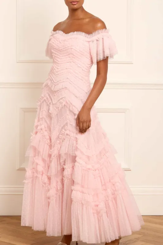 Elia Off-Shoulder Gown sold by Needle & Thread