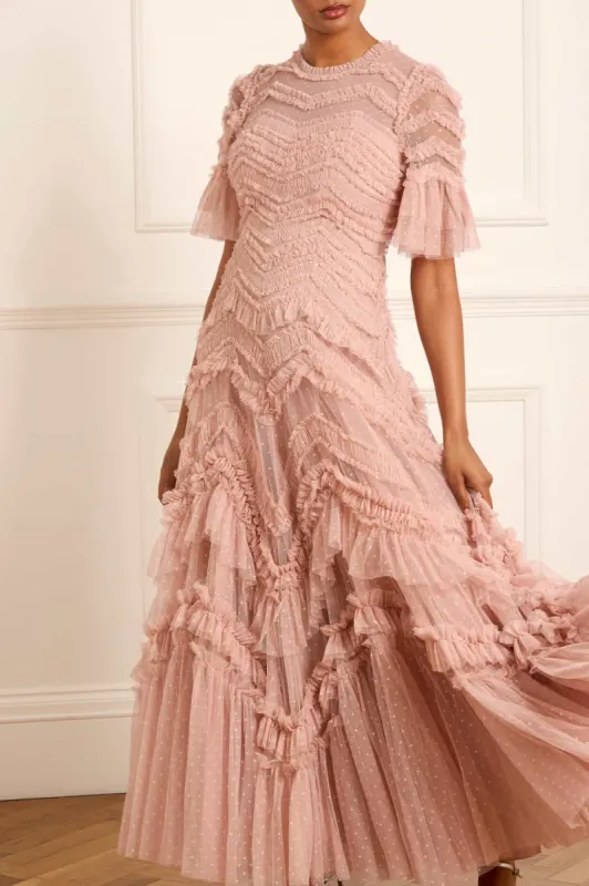 Elia Short Sleeve Gown sold by Needle & Thread