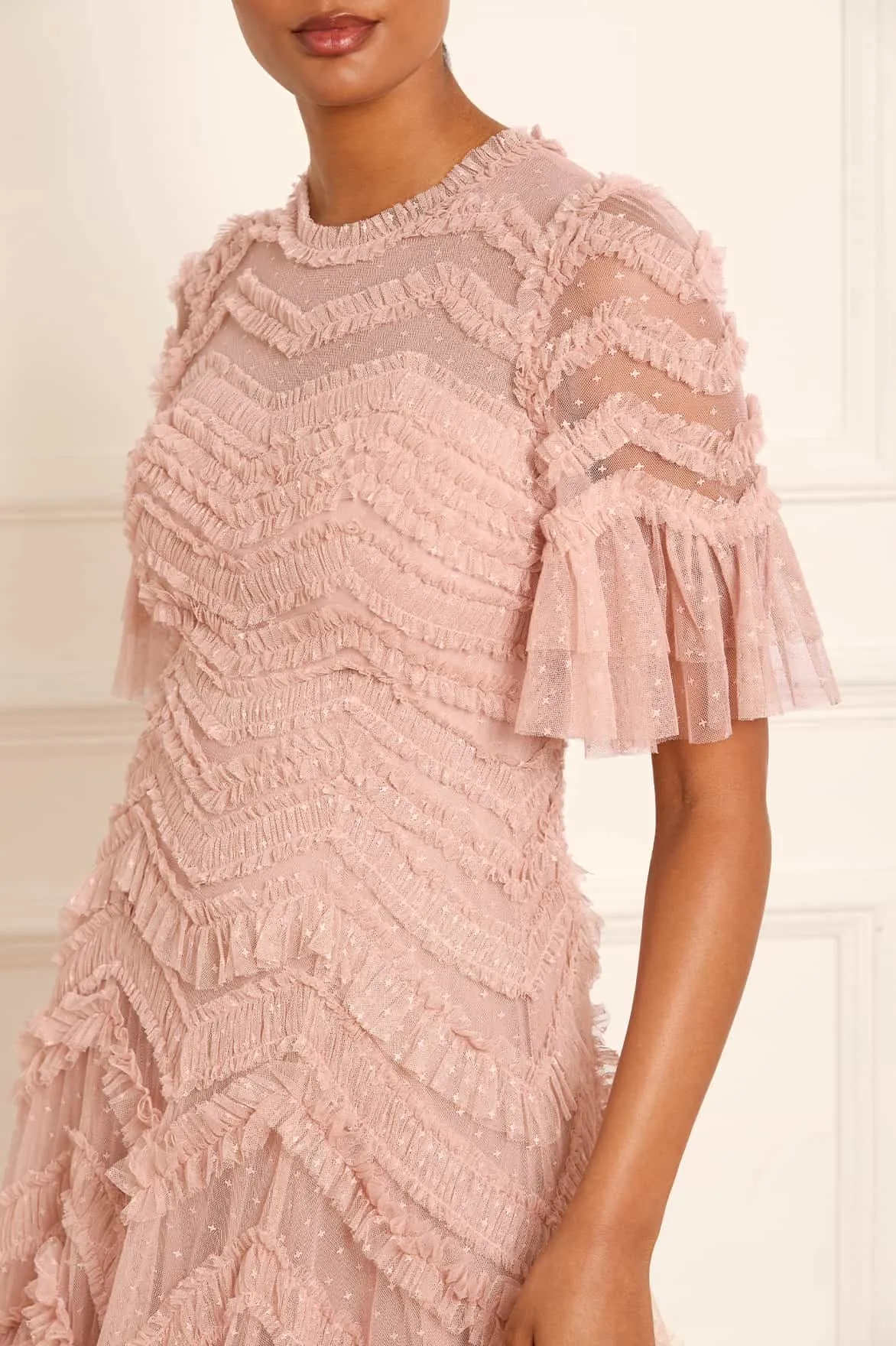 Elia Short Sleeve Gown sold by Needle & Thread product image thumbnail 4