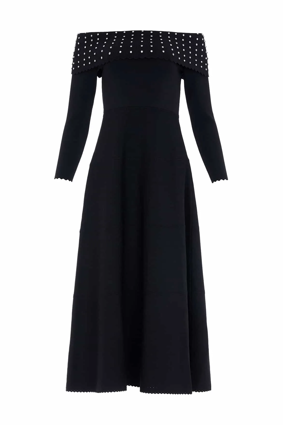 Embellished Bardot Knit Gown sold by Needle & Thread product image thumbnail 2