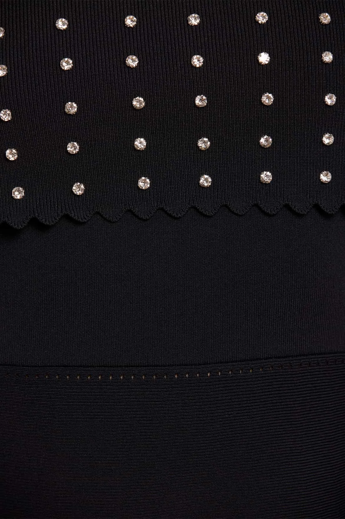 Embellished Bardot Knit Gown sold by Needle & Thread product image thumbnail 4