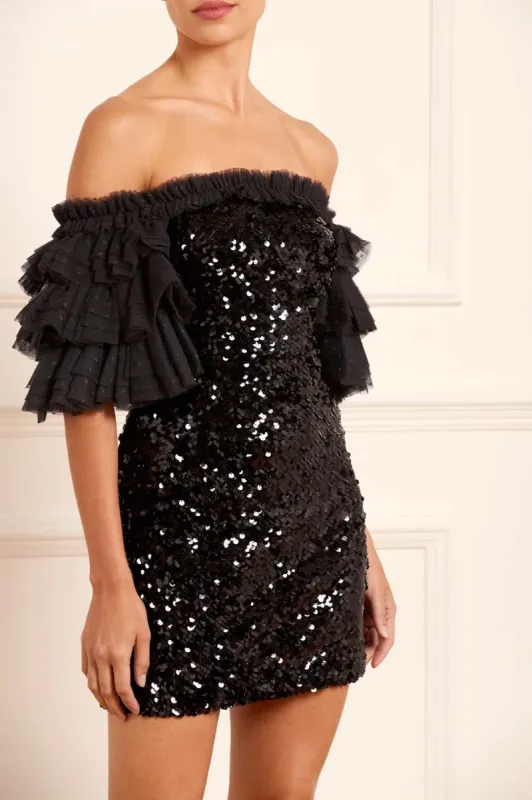 Essie Off-Shoulder Micro Mini Dress sold by Needle & Thread