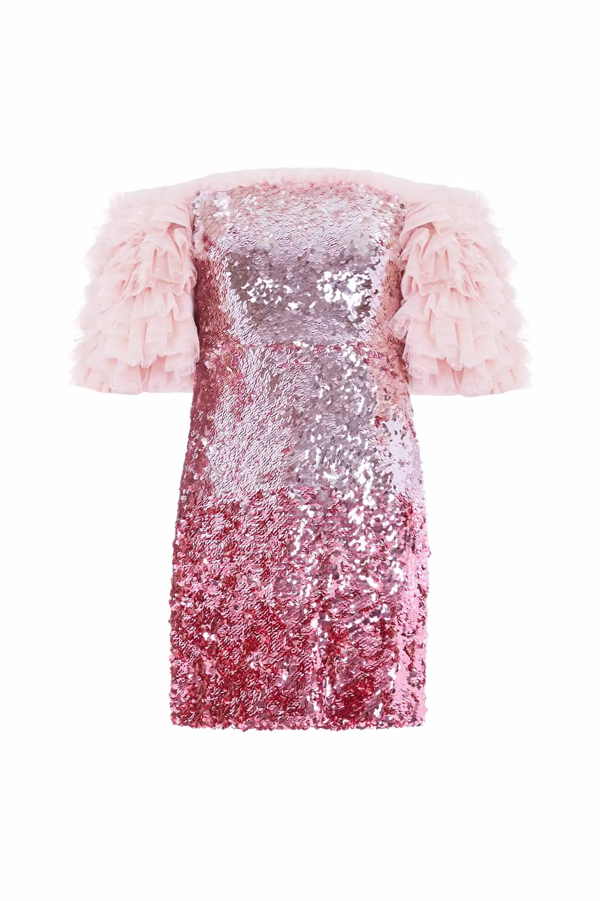 Essie Ombre Off-Shoulder Micro Mini Dress sold by Needle & Thread product image thumbnail 2