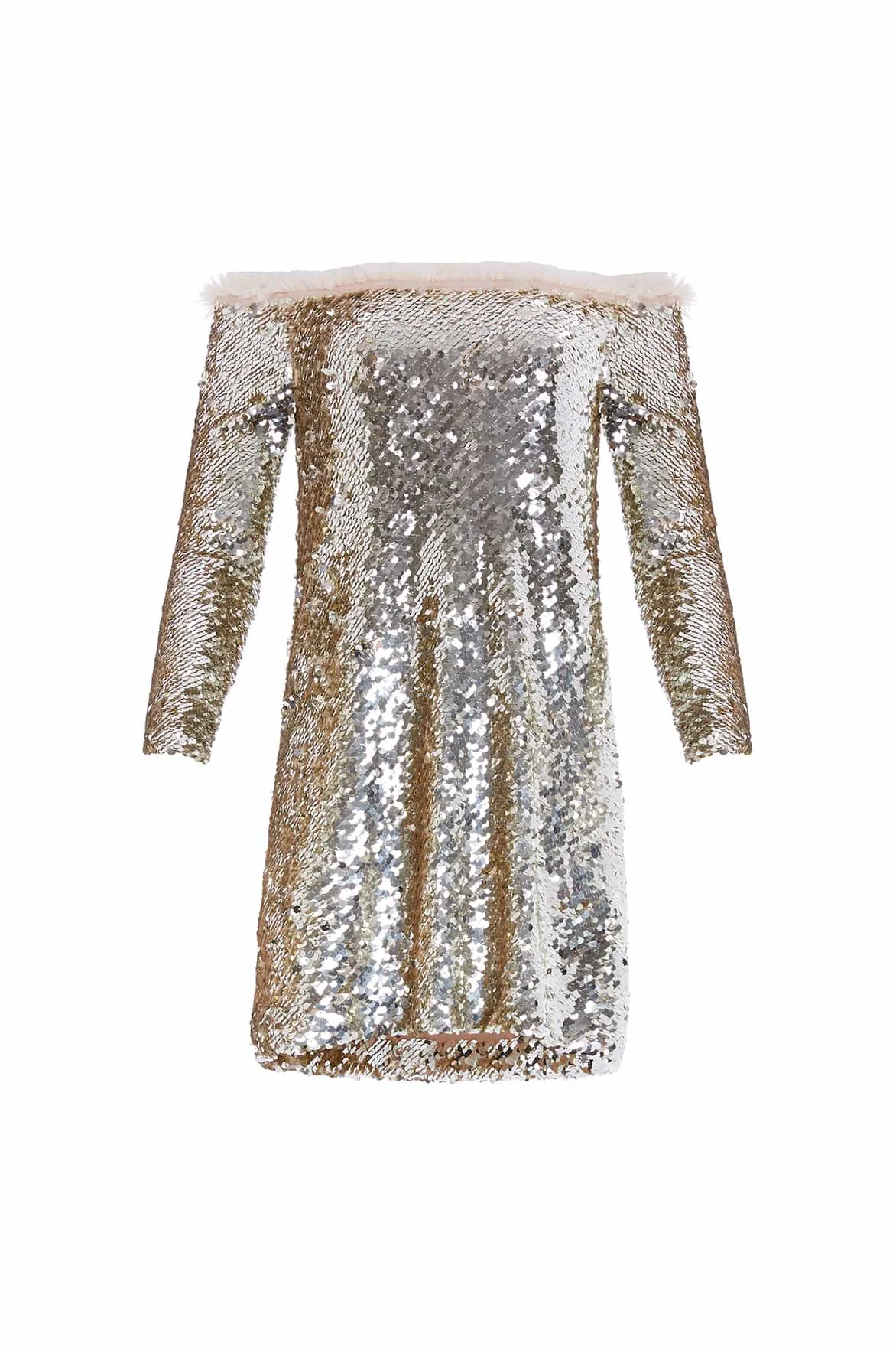 Evie Off-Shoulder Micro Mini Dress sold by Needle & Thread product image thumbnail 2