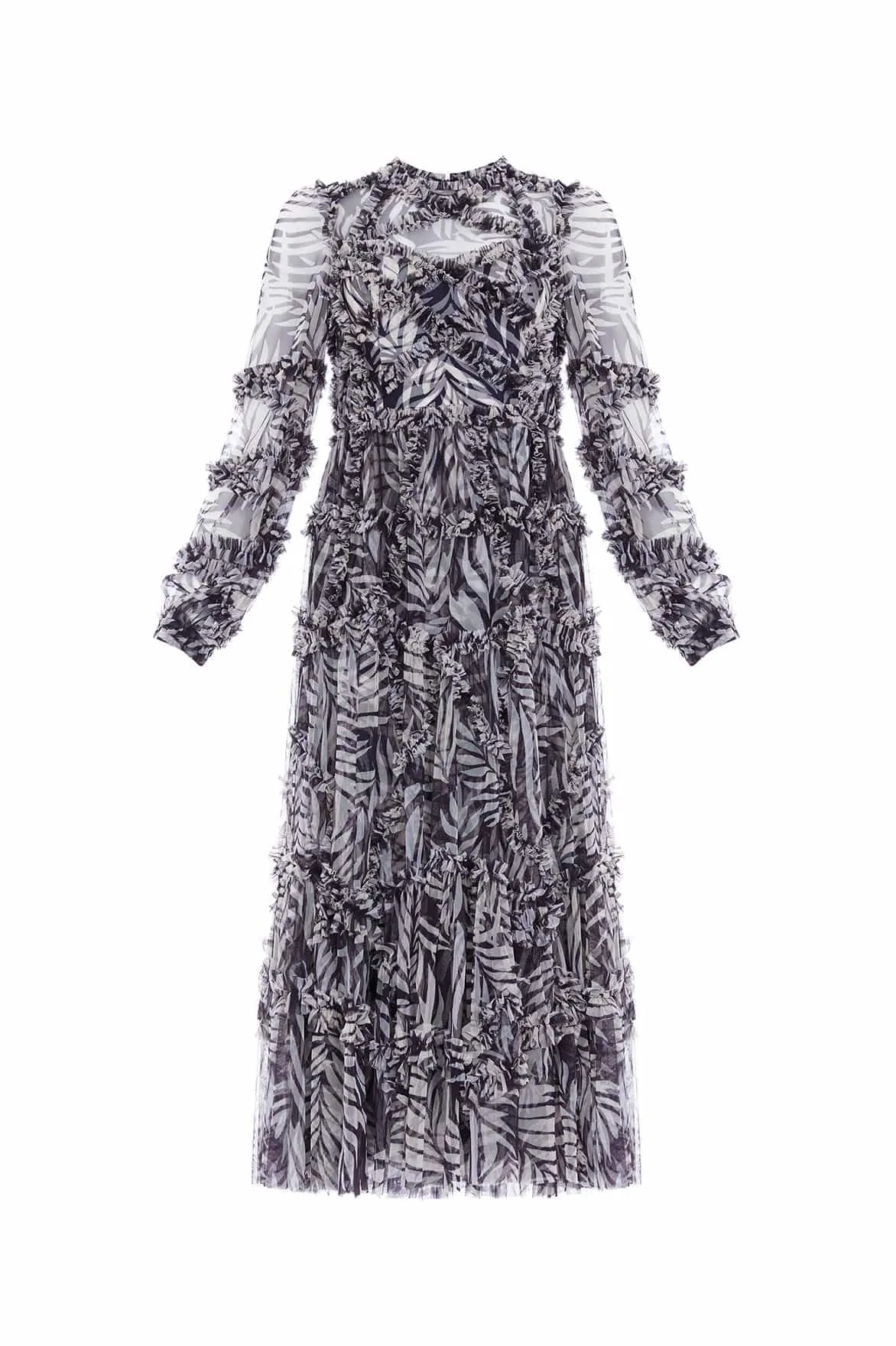 Feather Ruffle Ballerina Dress sold by Needle & Thread product image thumbnail 2