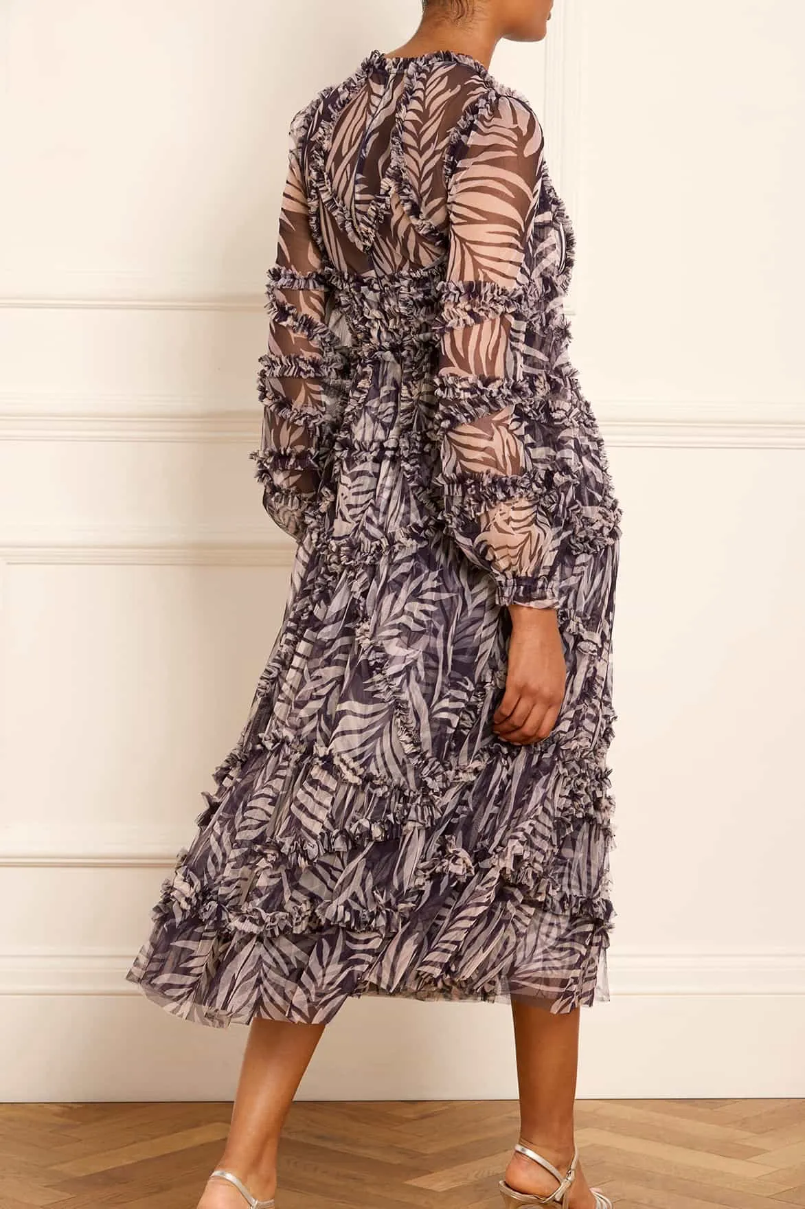 Feather Ruffle Ballerina Dress sold by Needle & Thread product image thumbnail 5