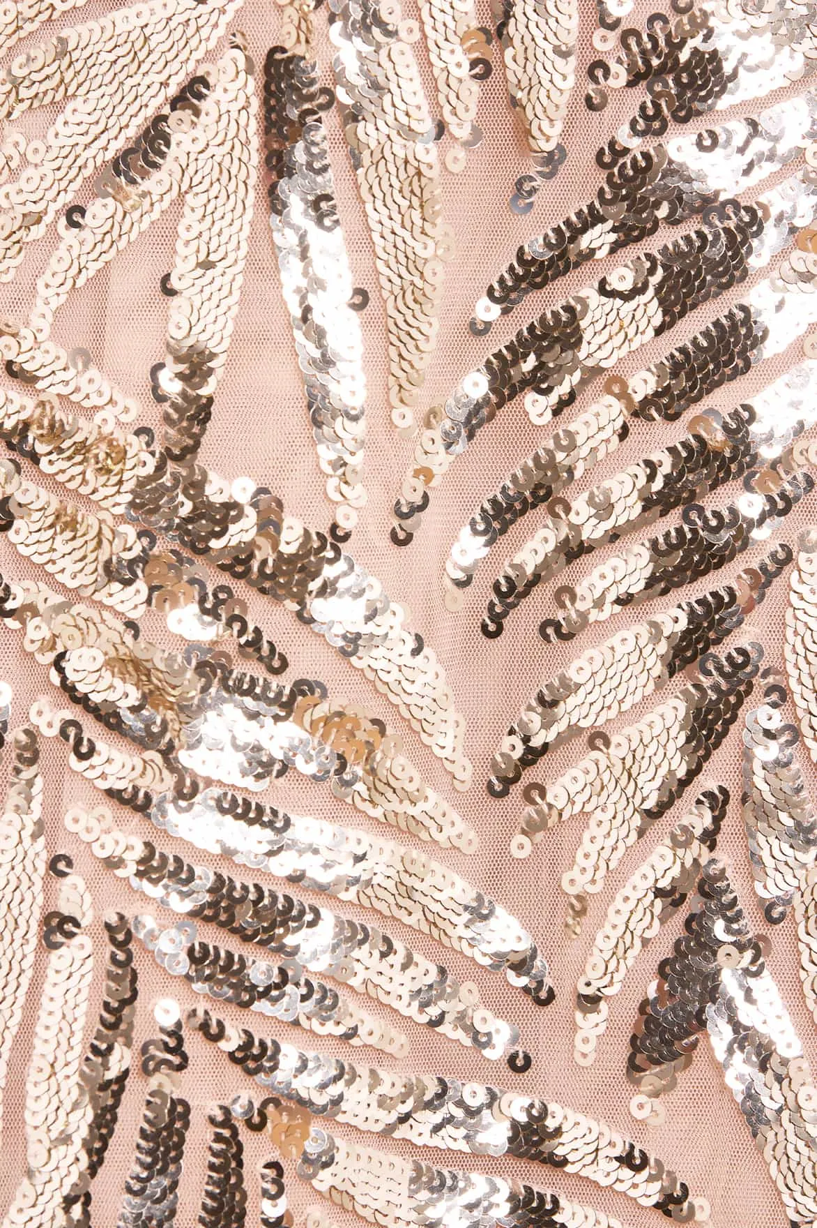 Feather Sequin Short Open Cape sold by Needle & Thread product image thumbnail 4