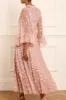 Glisten Long Sleeve Ankle Gown sold by Needle & Thread