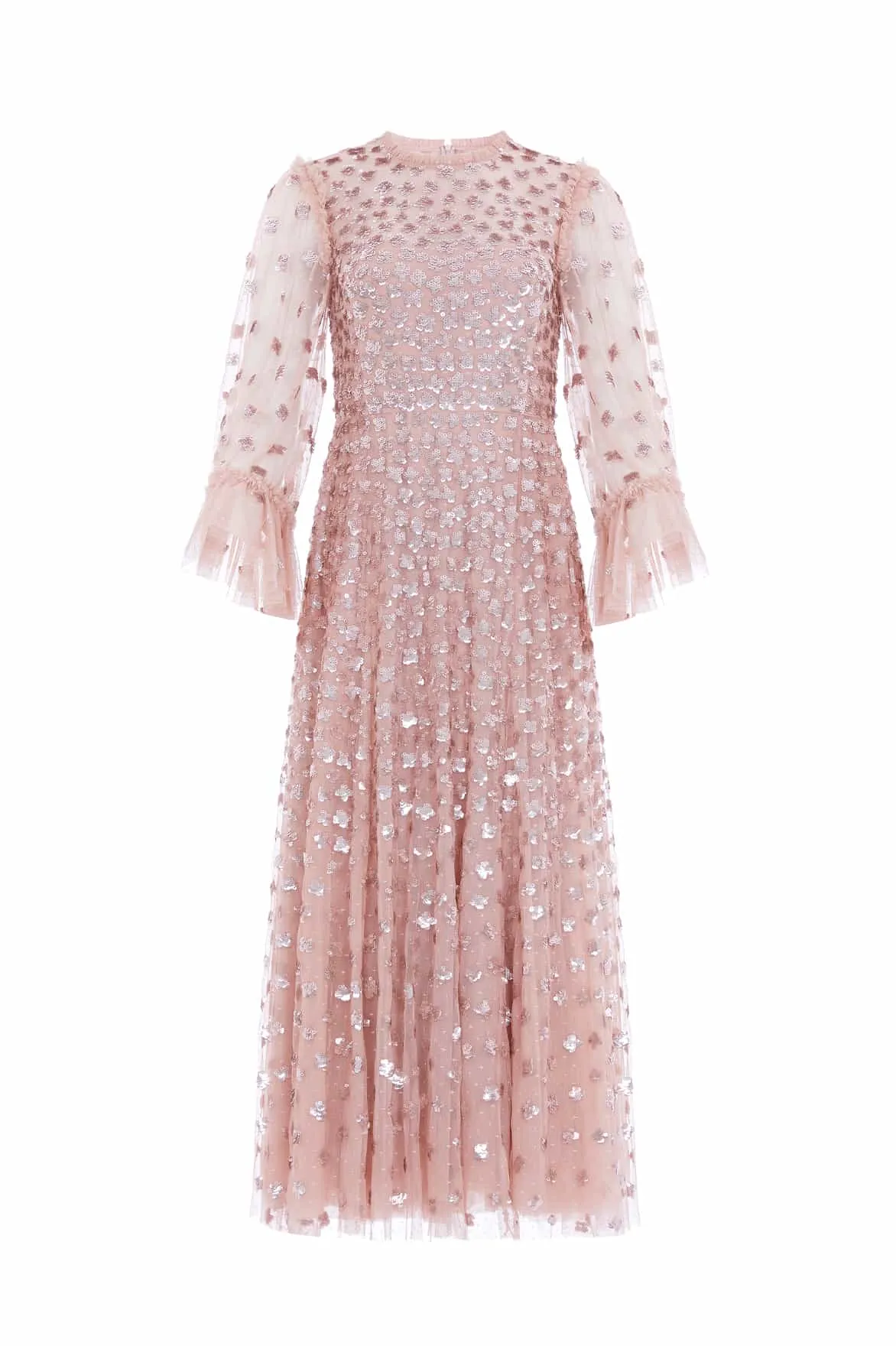 Glisten Long Sleeve Ankle Gown sold by Needle & Thread product image thumbnail 2