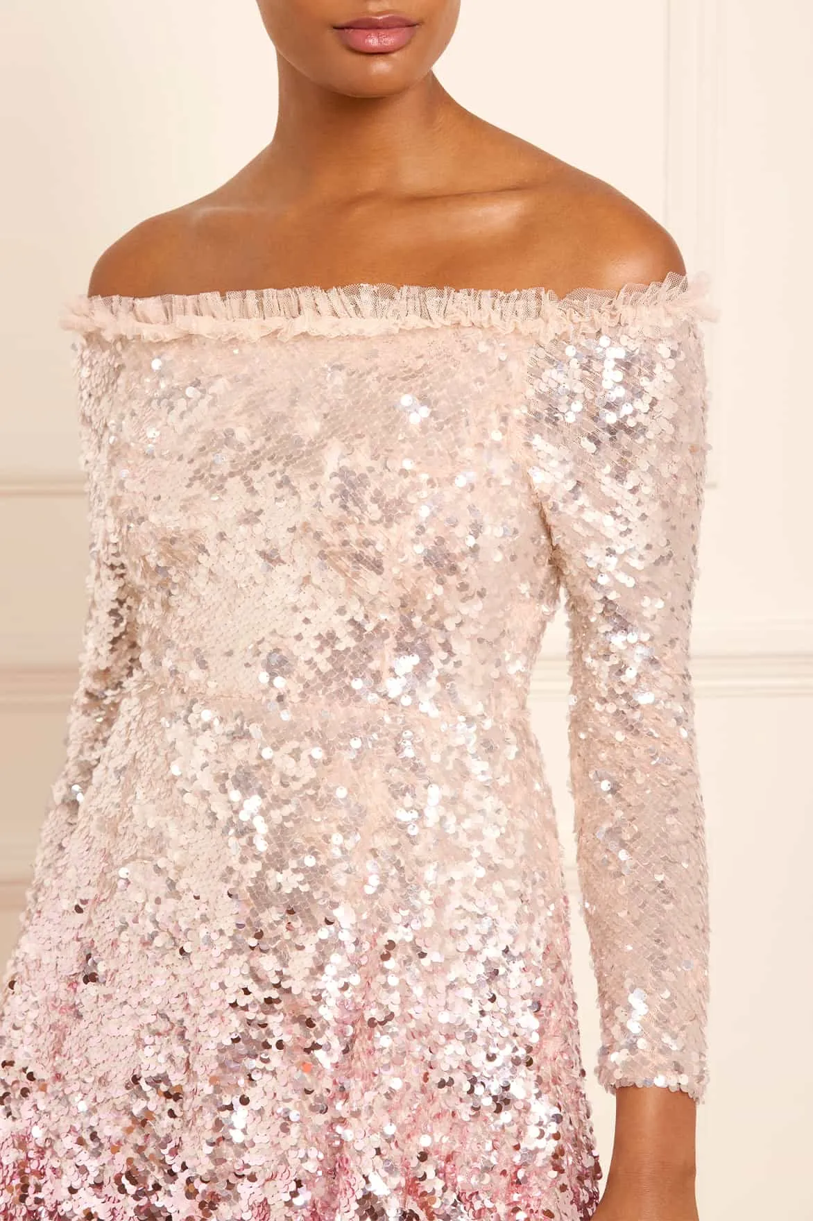 Hallie Ombre Ankle Gown sold by Needle & Thread product image thumbnail 4