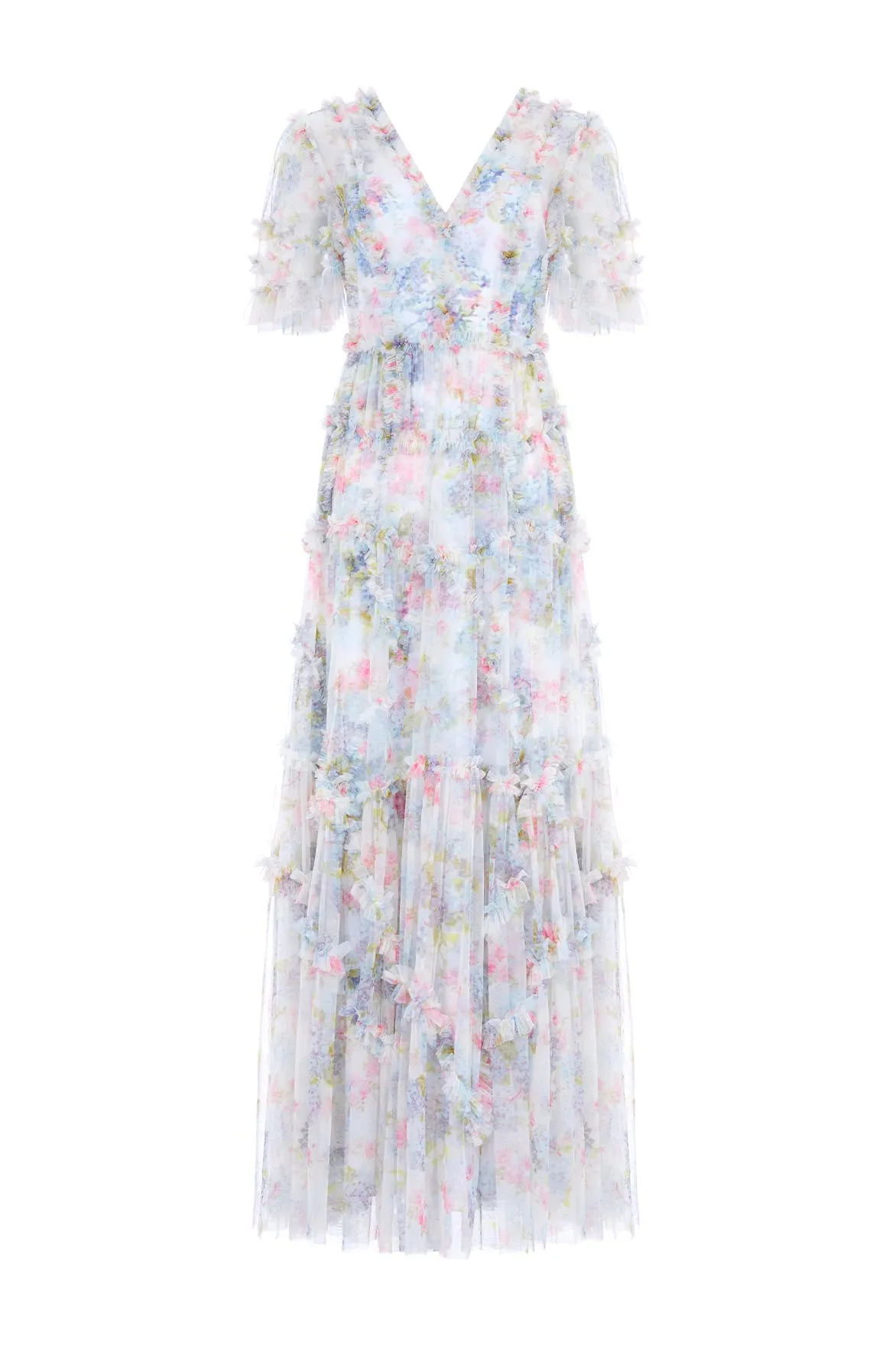 Hydrangea Ruffle Gown sold by Needle & Thread product image thumbnail 2