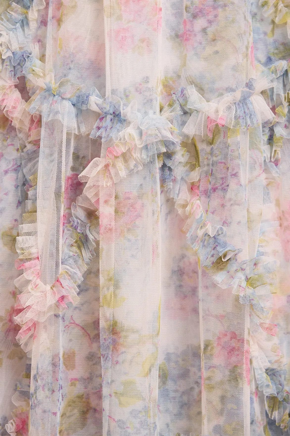 Hydrangea Ruffle Gown sold by Needle & Thread product image thumbnail 3