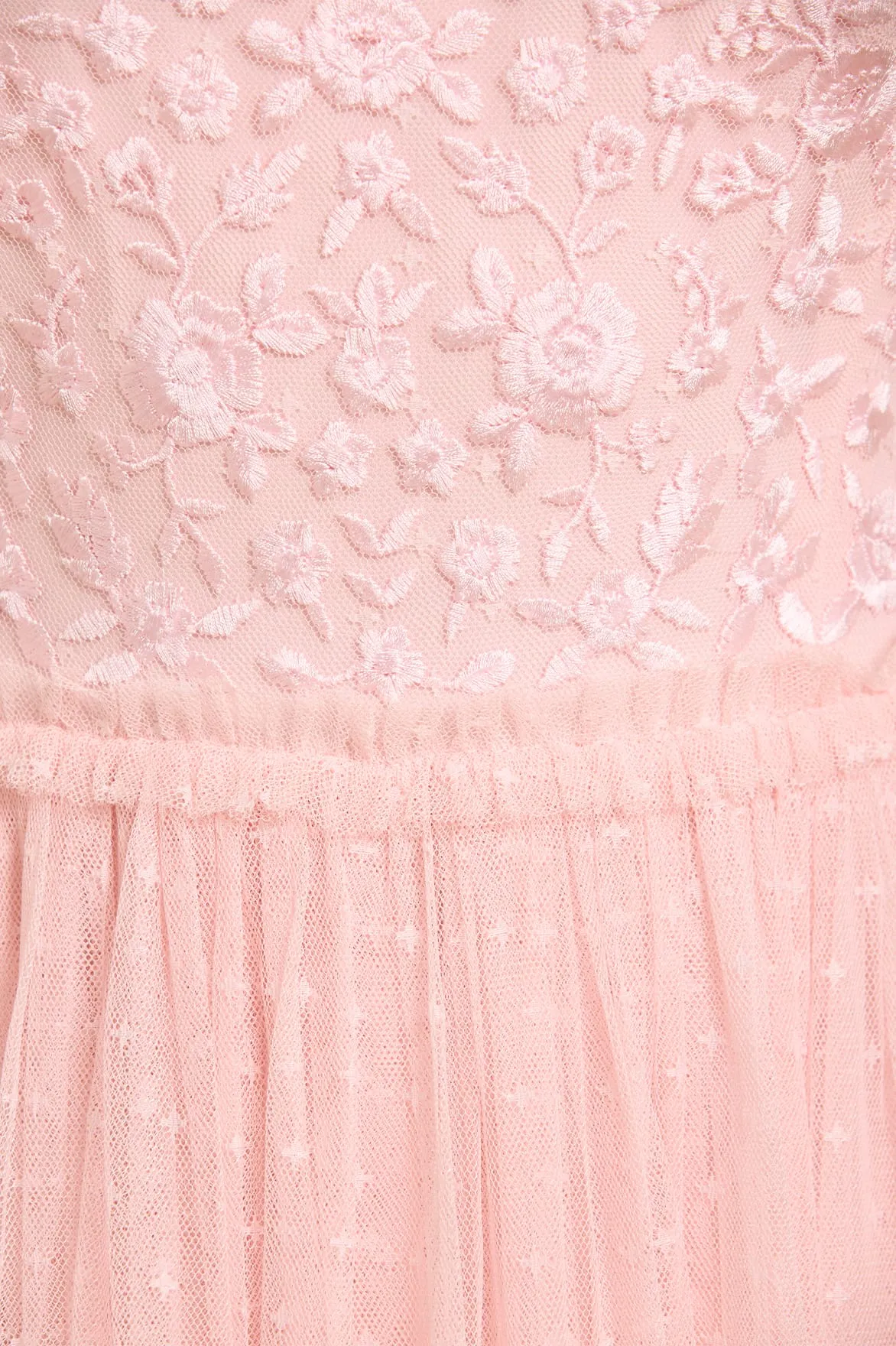 Midsummer Lace Bodice Off-Shoulder Ankle Gown sold by Needle & Thread product image thumbnail 4