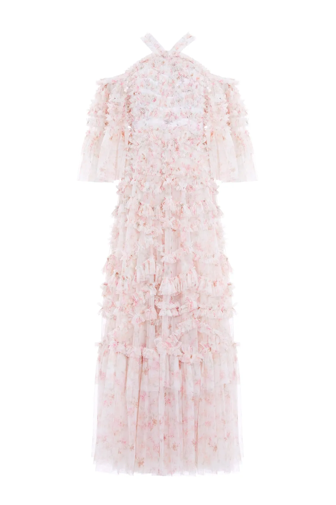 Ophelia Ditsy Bronte Off-Shoulder Gown sold by Needle & Thread product image thumbnail 2