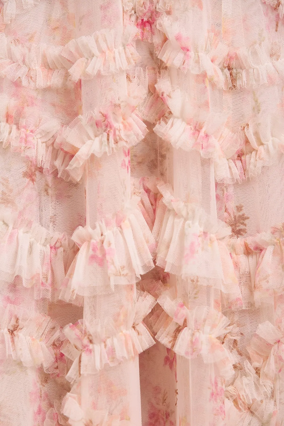 Ophelia Ditsy Bronte Off-Shoulder Gown sold by Needle & Thread product image thumbnail 3