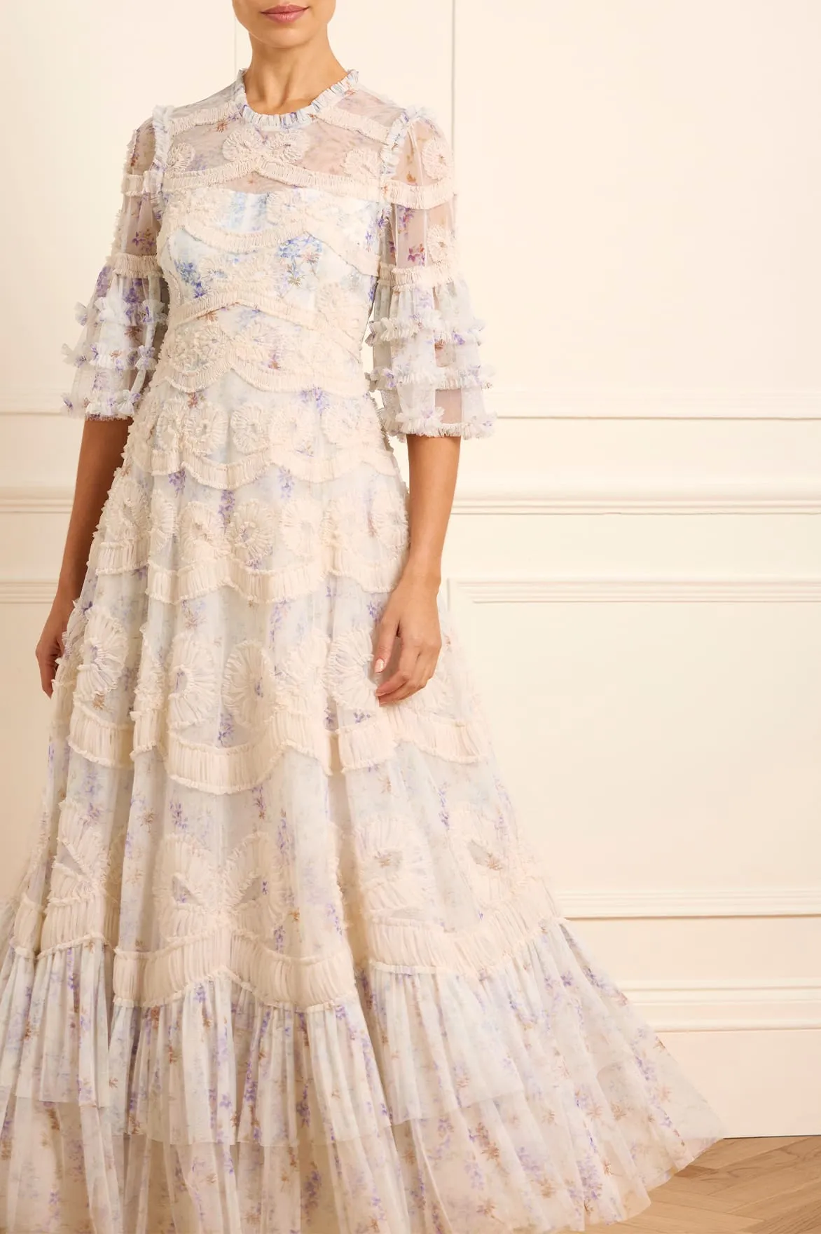 Ophelia Ditsy Ingrid Gown sold by Needle & Thread