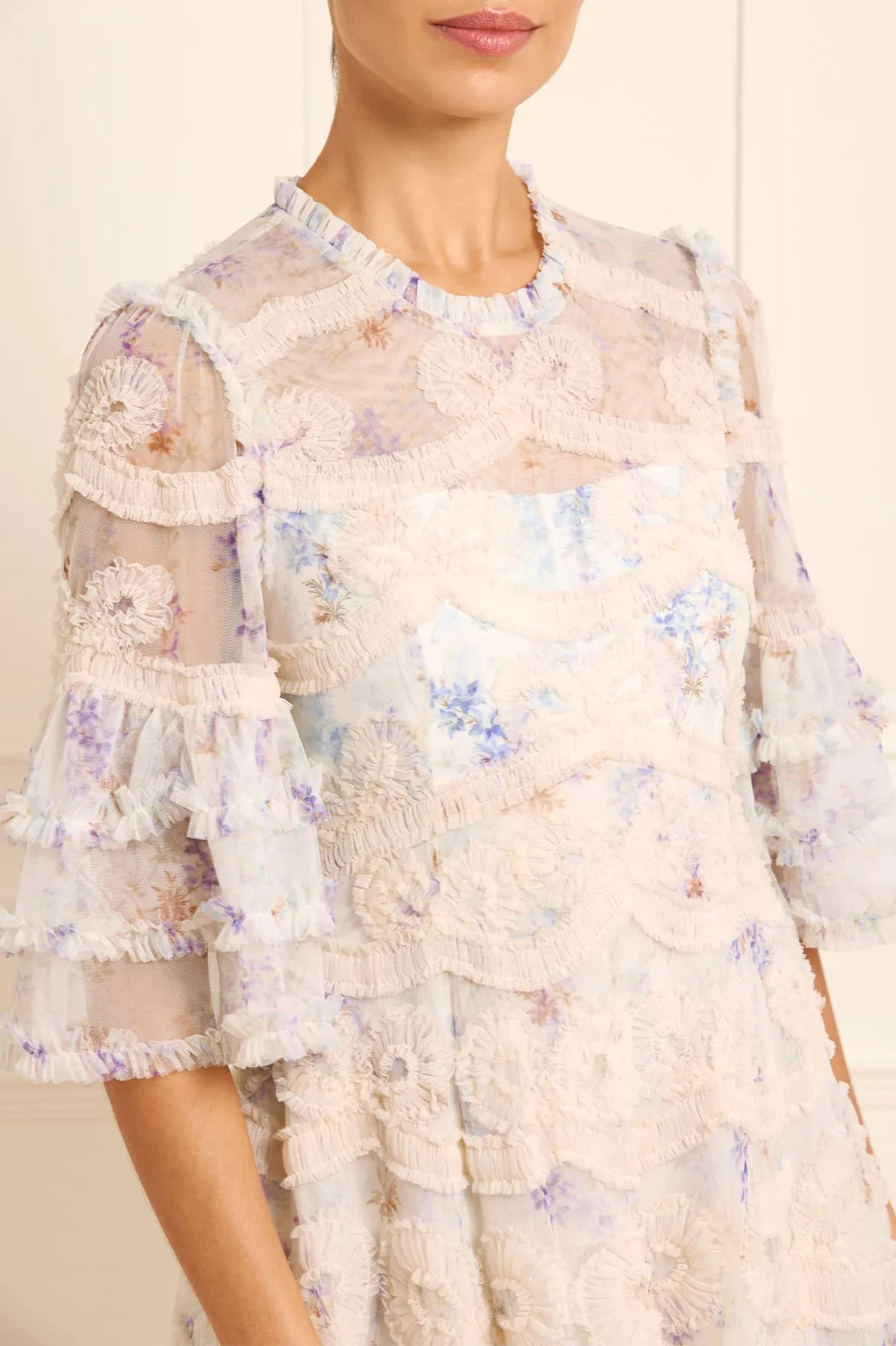 Ophelia Ditsy Ingrid Gown sold by Needle & Thread product image thumbnail 3