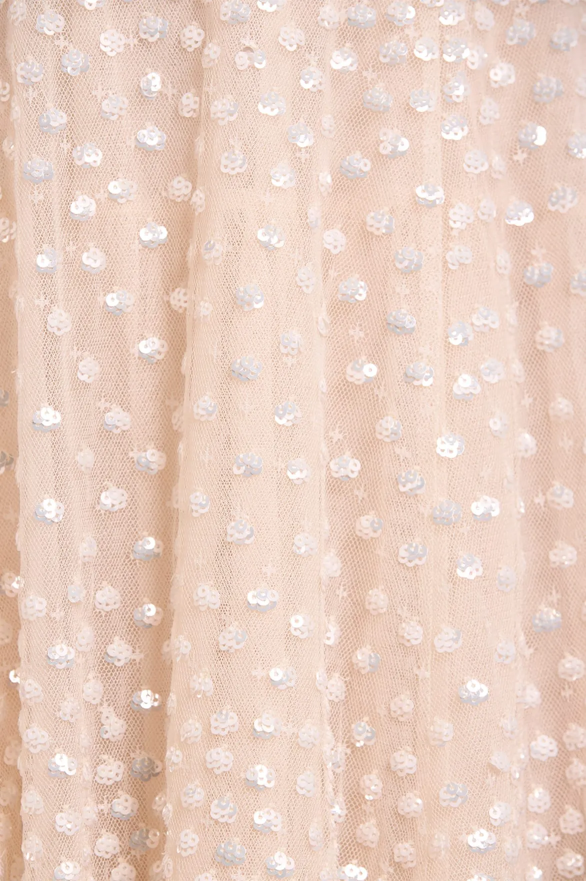 Scatter Dot One-Shoulder Ankle Gown sold by Needle & Thread product image thumbnail 4