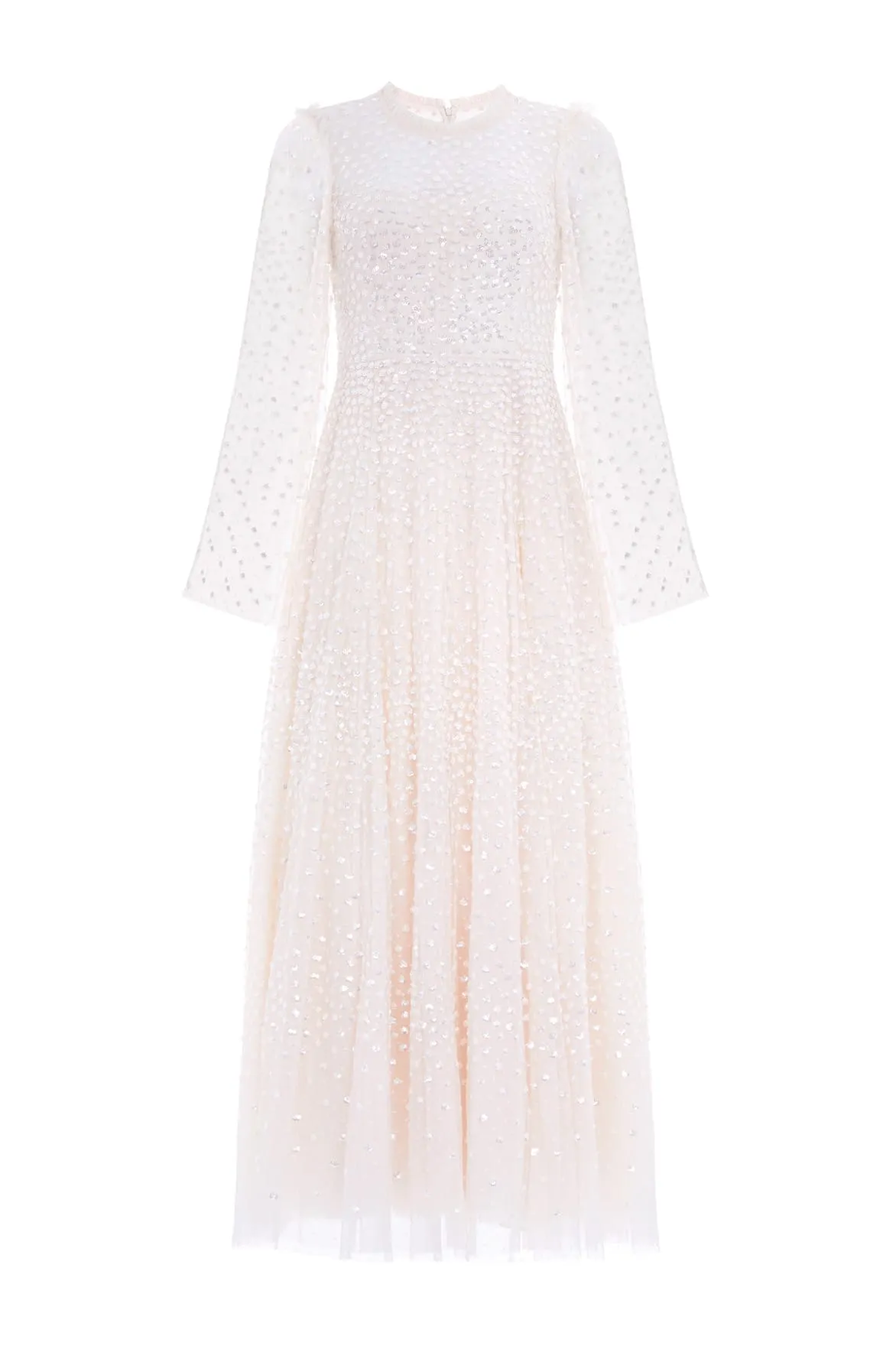 Scatter Dot Round Neck Ankle Gown sold by Needle & Thread product image thumbnail 2